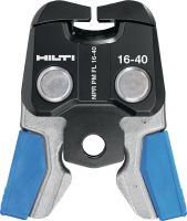 Gehen Sie zu Folie 3 von 3: Pressbacke für Rohre NPR PM/S FL Pressbacken für Geberit FlowFit® Pressfittinge bis 75 mm. Kompatibel mit Hilti Rohrpressgeräten