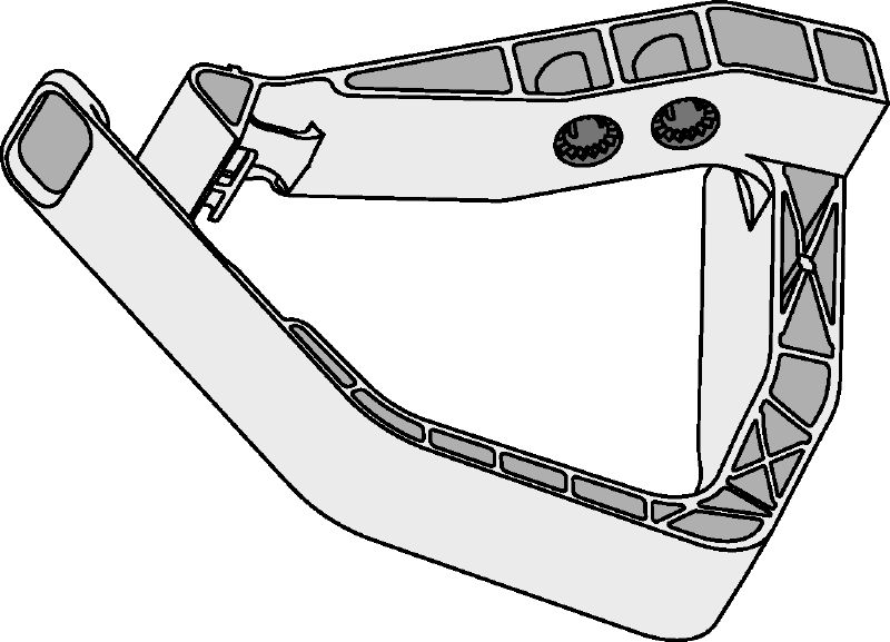 ECH Standard-Sammelhalter (L) zur Befestigung von Kabeln und Leerrohren