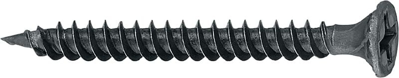 Hartfaserplattenschrauben (S-Spitze) S-DS 22 B Einzelne Hartplattenschraube (phosphatiert) zum Befestigen von Hartplatten auf Holz oder Metall