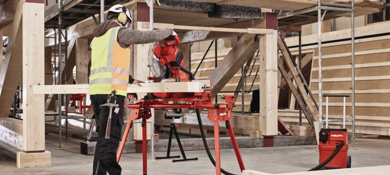 SM 60-22 Akku-Gehrungssäge Gehrungssäge mit beidseitiger Neigungsmöglichkeit und einer Kapazität von bis zu 100 x 355 mm│4 x 13-3/4 (Nuron Akku-Plattform) Anwendungen 1