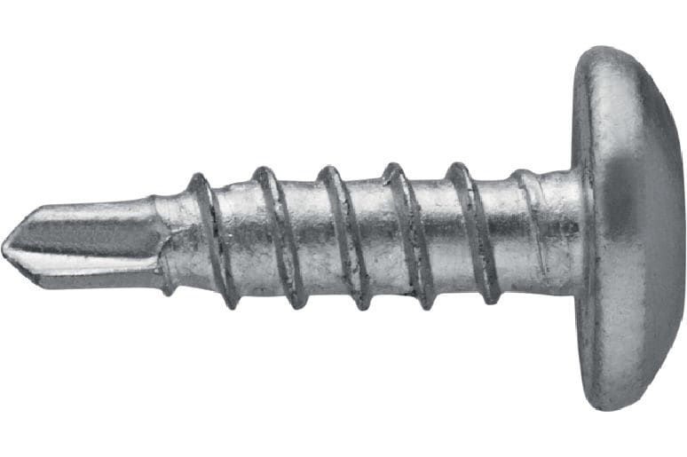 Metallbau-Selbstbohrschrauben S-MD 01 PS Selbstbohrschraube mit Linsenkopf (A2 Edelstahl) ohne Unterlegscheibe für dünne Metall-Metall-Befestigungen (bis 3 mm)