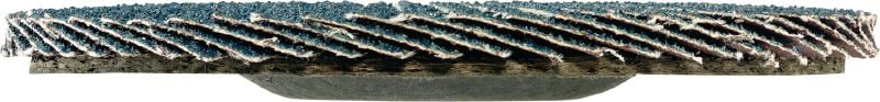 Lamellenscheibe AF-D FT SPX Fiberbeschichtete Lamellenscheiben der Ultimate-Leistungsklasse für den Grob- und Feinschliff von Edelstahl, Stahl und anderen Metallen