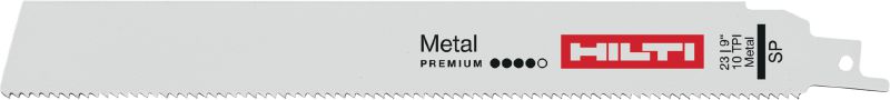 Bild 1 von 1: Säbelsägeblätter (Schwerlastbereich) für dickes Metall Langlebigeres Säbelsägeblatt zum Schneiden von Metall mit einer Stärke von 5 bis 15 mm (3/16 bis 9/16)