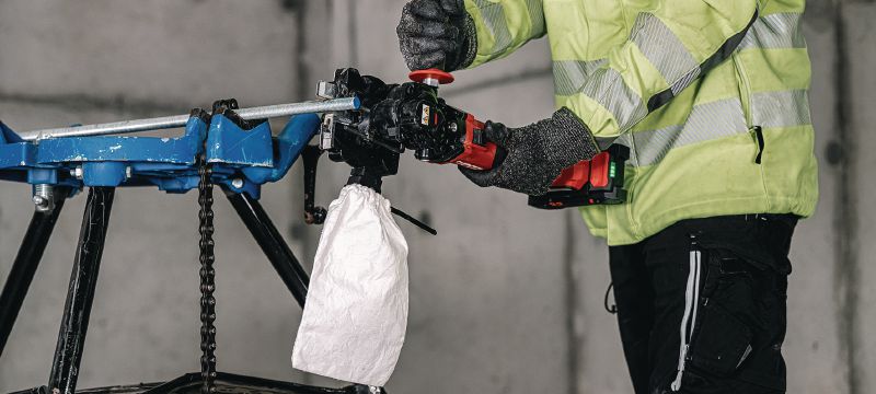Bild 6 von 7: NRC 6-22 Akku-Bewehrungsschneider Bündigschnittklinge für Bewehrungseisen für Kaltschnitte mit geringer Funkenbildung in Gewindestangen und Bewehrungseisen (bis 25 mm / #8) (Nuron Akku-Plattform) Anwendungen 1