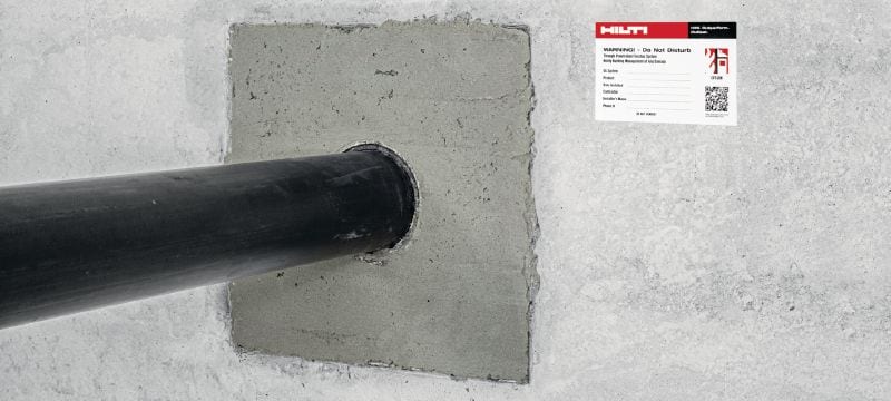 Bild 3 von 5: CFS-M RG Brandschutzmörtel Brandschutzmörtel, der die Ausbreitung von Feuer und Rauch durch große Öffnungen mit Kabel- und Kombidurchführungen verhindert Anwendungen 1