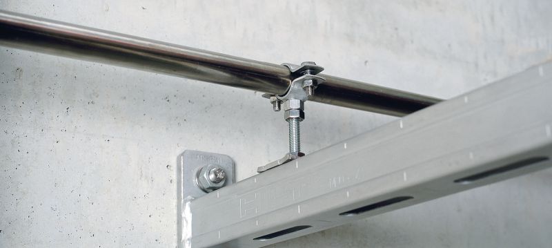 MP-SRN Rohrschelle für leichte Anwendungen Rohrschelle Edelstahl (A4) für leichte Anwendungen Anwendungen 1
