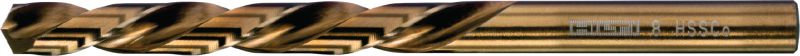 Kobaltbohrer HSS-Co HSS Kobaltbohrer der Ultimate-Leistungsklasse zum Erstellen von Bohrlöchern mit kleinem Durchmesser in Stahl und Edelstahl ≤1100 N/mm², gemäß den Vorgaben von DIN 338/340