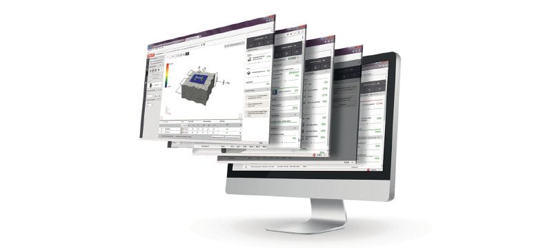PROFIS Engineering Suite Software für die Tragwerksplanung Software für die Bemessung von Dübeln im Hochbau mit Normen und Zulassungen, Berechnungen nach der komponentenbasierten Finite-Elemente-Methode und einer Vielzahl von Befestigungsmethoden