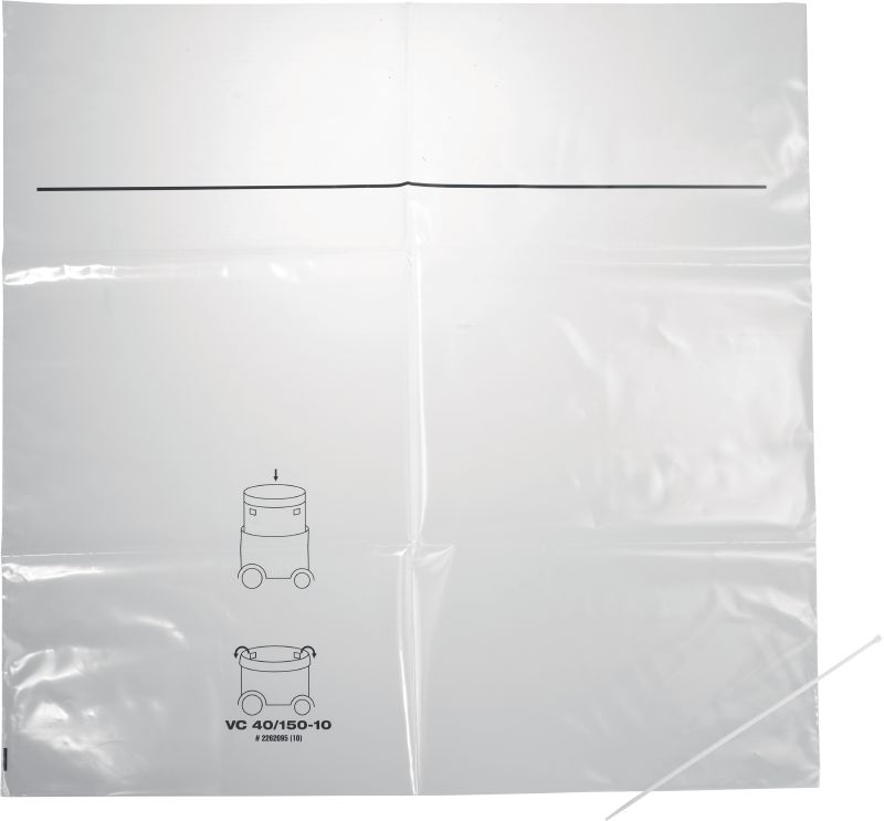 Bild 1 von 1: Staubsack VC 40-X/150-10 X (10) Kunststo 