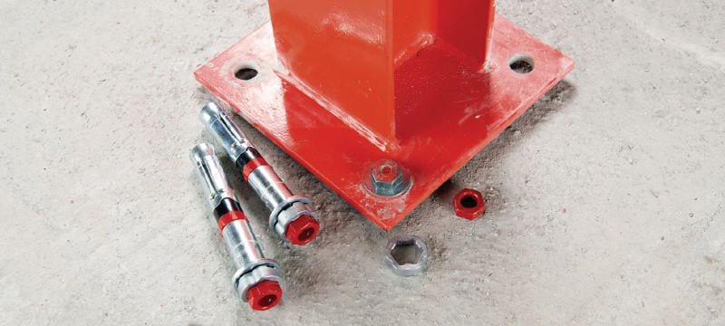 HSL 4-B Schwerlastdübel / Schwerlastanker Drehmomentkontrollierter Schwerlast-Keilanker (Kohlenstoffstahl) der Ultimate-Leistungsklasse, mit Zulassungen für Beton Anwendungen 1