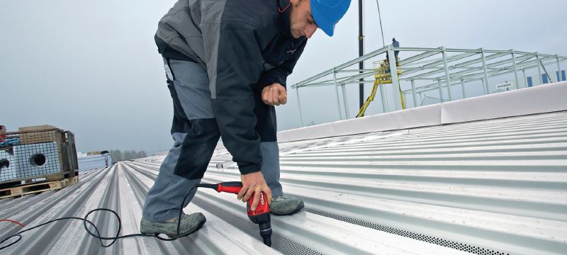 Blechschrauben S-MS 01 Z Selbstbohrschraube ohne Unterlegscheibe zur Erstellung von Stoßverbindungen überlappender Bleche Anwendungen 1