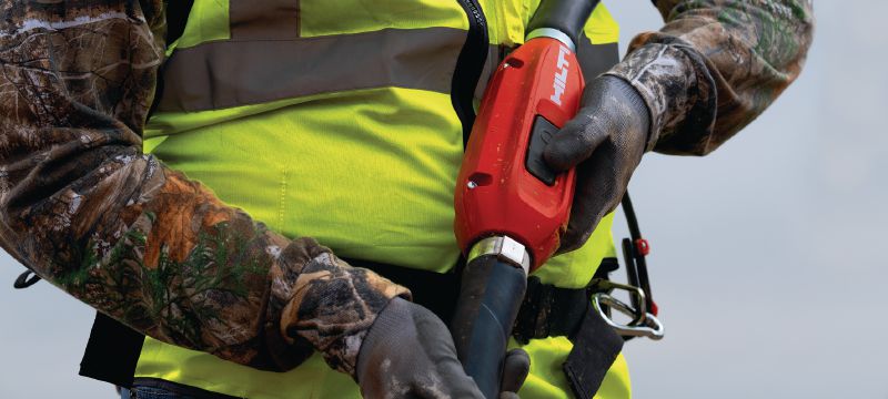 NCV Innenrüttler Innenrüttler zur Verwendung mit Hilti NCV 10-22 Akku-Betonrüttlern mit Rückentragevorrichtung (Nuron Akkuplattform) Anwendungen 1