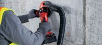 Akku-Winkelschleifer AG 6D-22 (150 mm) Leistungsstarker Akku-Winkelschleifer mit bürstenlosem Motor, SensTech-Steuerung und erweiterten Sicherheitsfunktionen für Scheiben bis 150 mm (kabellose Nuron-Geräteplattform) Anwendungen 3