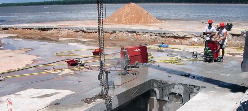 Diamantseil CH, gesintert Seilsäge der höchsten Leistungsklasse (15-30 kW) – schneller Arbeitsfortschritt und hohe Lebensdauer in Stahlbeton Anwendungen 1