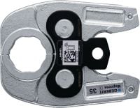 Gehen Sie zu Folie 2 von 2: Pressbacken NPR PM M Pressbacken für Pressfittinge mit Kontur M bis 35 mm. Kompatibel mit Hilti Rohrpresswerkzeug NPR 19-A.