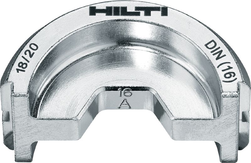 Bild 5 von 6: DIN-Kabelpresseinsätze 6T für Aluminium DIN-Pressbacken mit 6 Tonnen Presskraft für Laschen und Verbinder aus Aluminium bis 300 mm²