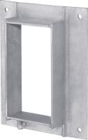 Folie 1 von 4 (selected): CFS-T SB Durchführungsrahmen Durchführungsrahmen für die Montage von Modulen zur Abdichtung von Kabel-/Rohrdurchführungen in Betonwänden und -böden