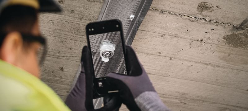 Bild 5 von 6: X-X P8 Trockenbaunagel (Einzelnagel) Einzelnägel der Ultimate-Leistungsklasse, die mit Bolzensetzgeräten in Beton und anderen Untergründen gesetzt werden Anwendungen 1