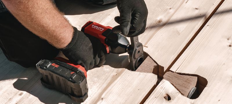 Bild 8 von 10: HTC-P2P Holzbauverbinder Holzverbindersystem zum Ausrichten und Befestigen von Brettsperrholzplatten im Massivholzbau Anwendungen 1