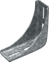 Folie 1 von 1 (selected): MT-C-GS A OC Winkelkonsole Verstellbare, abgespannte Winkelkonsole für Montageträger- und Schienekonstruktionen mit 3D-Lasten, für den Einsatz in Außenbereichen mit niedriger Schadstoffkonzentration