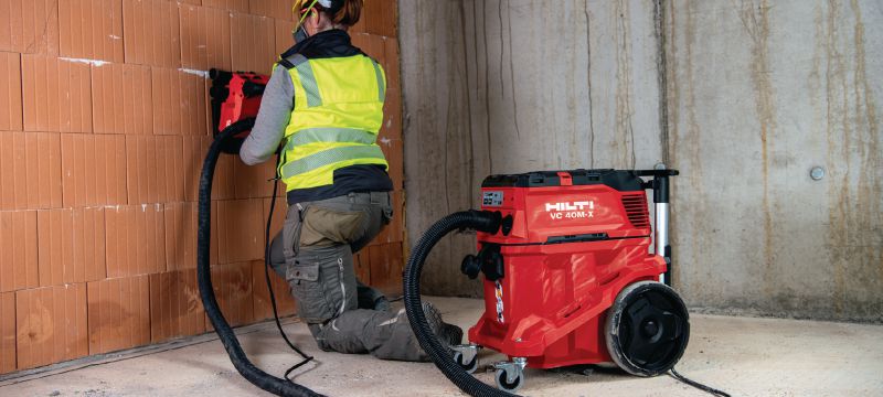 Nass-/Trocken-Bausauger VC 40L-X Universalsauger mit automatischer Filterreinigung zum Trocken- und Nasssaugen – Klasse L Anwendungen 1