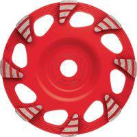Diamanttopfscheibe SPX Universal (für DG/DGH 150) Diamanttopfscheibe der höchsten Leistungsklasse für das Diamantschleifgerät DG 150/DGH – schnelleres Schleifen von Beton, Estrich und Naturstein