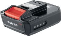 Akku B 12-30 12 V Kompakter und äußerst leichter Li-Ionen-Akku 12 V