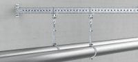 MIC-SPH Feuerverzinktes Zubehör zur Befestigung an MI Montageträgern zur Stützung abgehängter Rohre Anwendungen 1