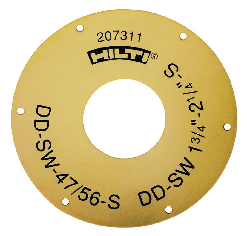 Dichtscheibe DD-SW-S Abdichtung für den Wasserfangring DD-WC-S, Bohrkronendurchmesser 8 bis 87 mm