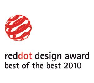                Dieses Produkt wurde mit dem Red Dot Design Award „Best of the Best“ ausgezeichnet.            