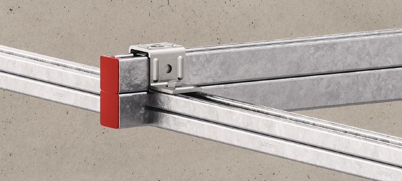 MT-50D Montageschiene Doppel-Montageschiene für mittlelschwere Anwendungen zur Verwendung mit MT-FL/MT-TL Komponenten im Innenbereich Anwendungen 1